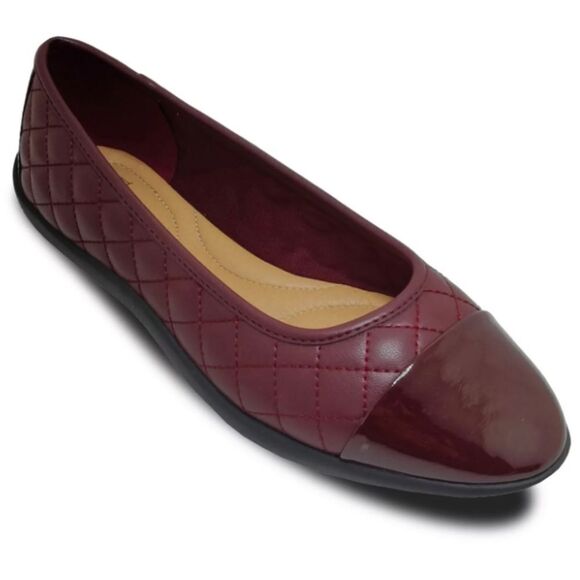 BRAND NEW TIME&TRU WOMEN'S QUILTED BALLET FLATS G1 - Picture 1 of 16